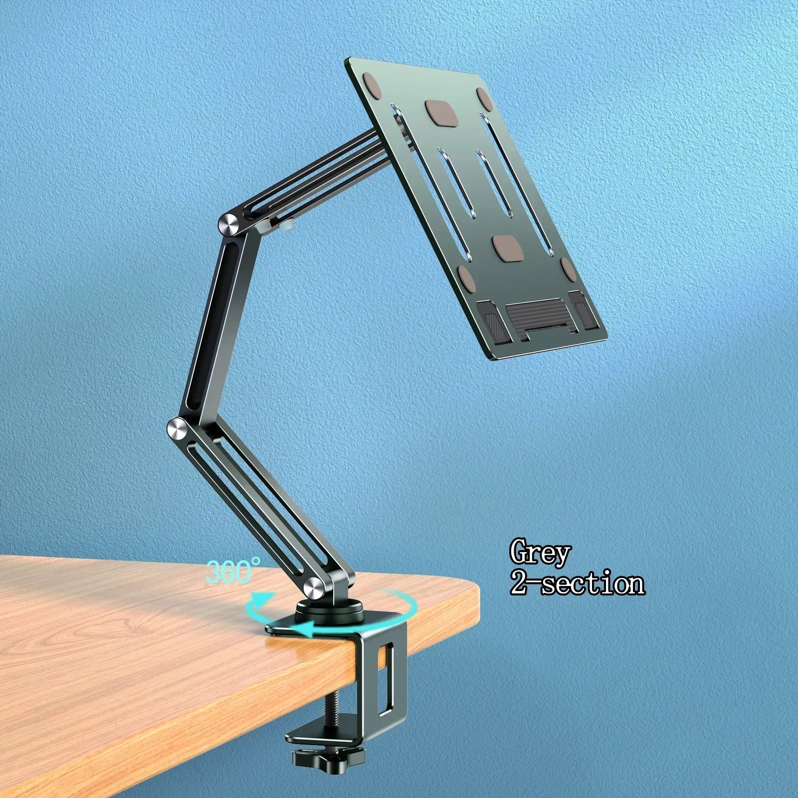 Adjustable Laptop Arm Mount for Desk with 360 Degree Rotation for Up to 17 Inch Laptops