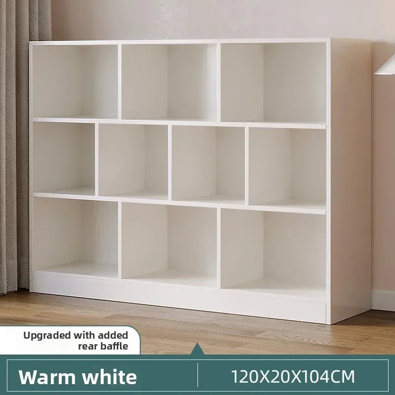 Multi-Grid Storage Cabinet with Multi-Layer Shelves for Home