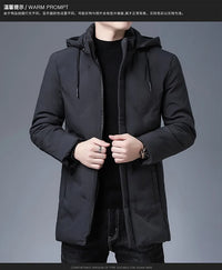 Top Grade Designer New Brand Men Parka Jacket Thick Casual Fashion Windbreaker Hooded Quilted Bubble Coats Long Mens Clothes - Buy online at  Vibe In Cart.