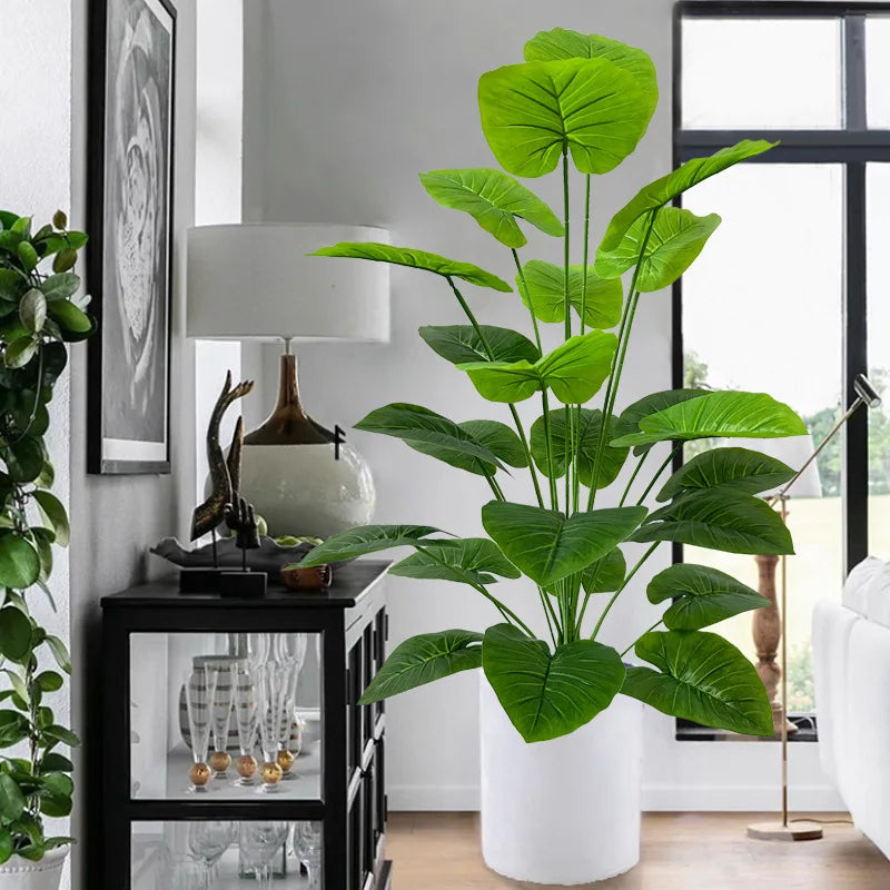 43.3Inch Giant Artificial Plants Tree Realistic Full Lush Greenery Indoor Outdoor All-Season Decor for Home Office Wedding Party - Buy online at  Vibe In Cart.