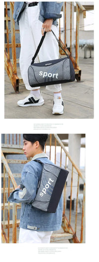 Women's & Men's Gym Bag Unisex Outdoor Crossbody Shoulder Backpack Personalized Duffel Overnight Travel Yoga Sports Bag - Buy online at  Vibe In Cart.