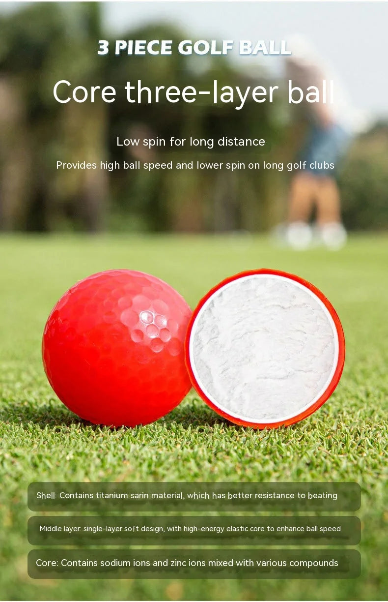 5Pcs/Pack PGM Golf Color Ball New Golf Color Ball Two/Three Layer Practice Ball Multi Color Solid Ball  Q006 - Buy online at  Vibe In Cart.