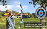 Kids Bow and Arrow Set, LED Light Up Archery Toys Set for Kids Ages 4-8 8-12, with 10 Suction Cup Arrows, Target & Quiver, Boys - Buy online at  Vibe In Cart.