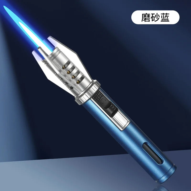 Windproof Butane Gas Torch Lighter for Kitchen and Cigar Use