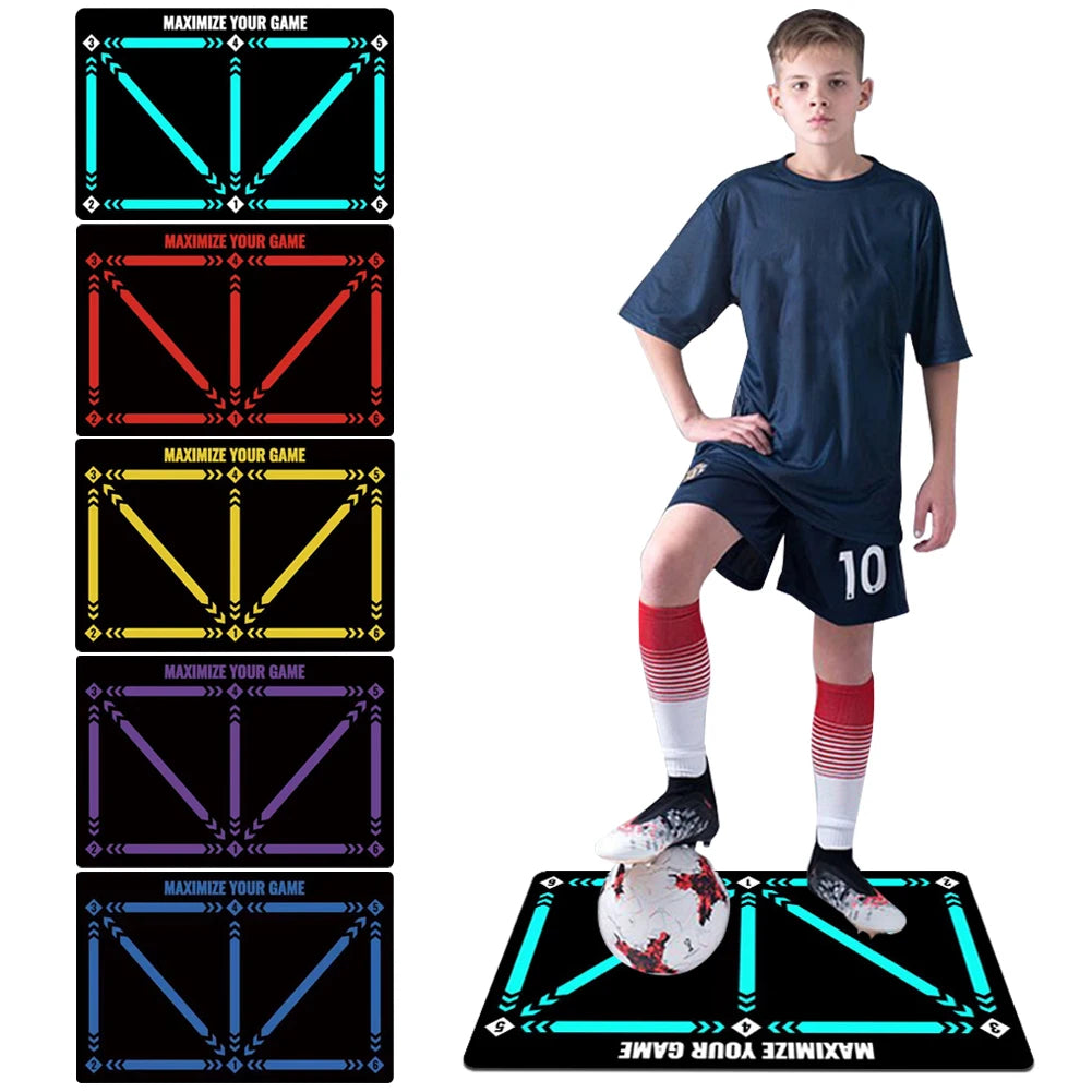 Foldable Football Mat Non-Slip Football Footstep Training Rug Wear-Resistant Ball Control Footstep Mat Gifts for Football Lovers - Buy online at  Vibe In Cart.