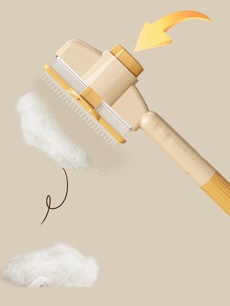 Dog Comb Pet Hair Remover One Button Dogs Brush Self-cleaning Cat Brush Massage Combs for Dog Grooming Brushes for Pet Products - Buy online at  Vibe In Cart.