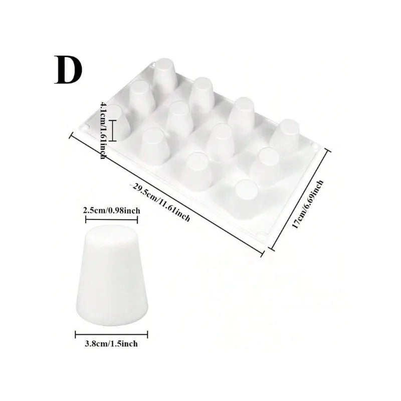 Cup Shape Mousse Cake Mold Bakeware Set Striped or Smooth Coffee Cup Design Silicone Cake Mold Chocolate Dessert Baking Tools - Buy online at  Vibe In Cart.