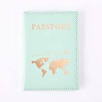Slim Polyester Passport Cover Travel Wallet Card Case
