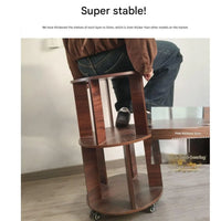 360° Rotatable Bookshelf Multifunctional Living Room Round Storage Rack Movable Children's Bookshelf - Buy online at  Vibe In Cart.