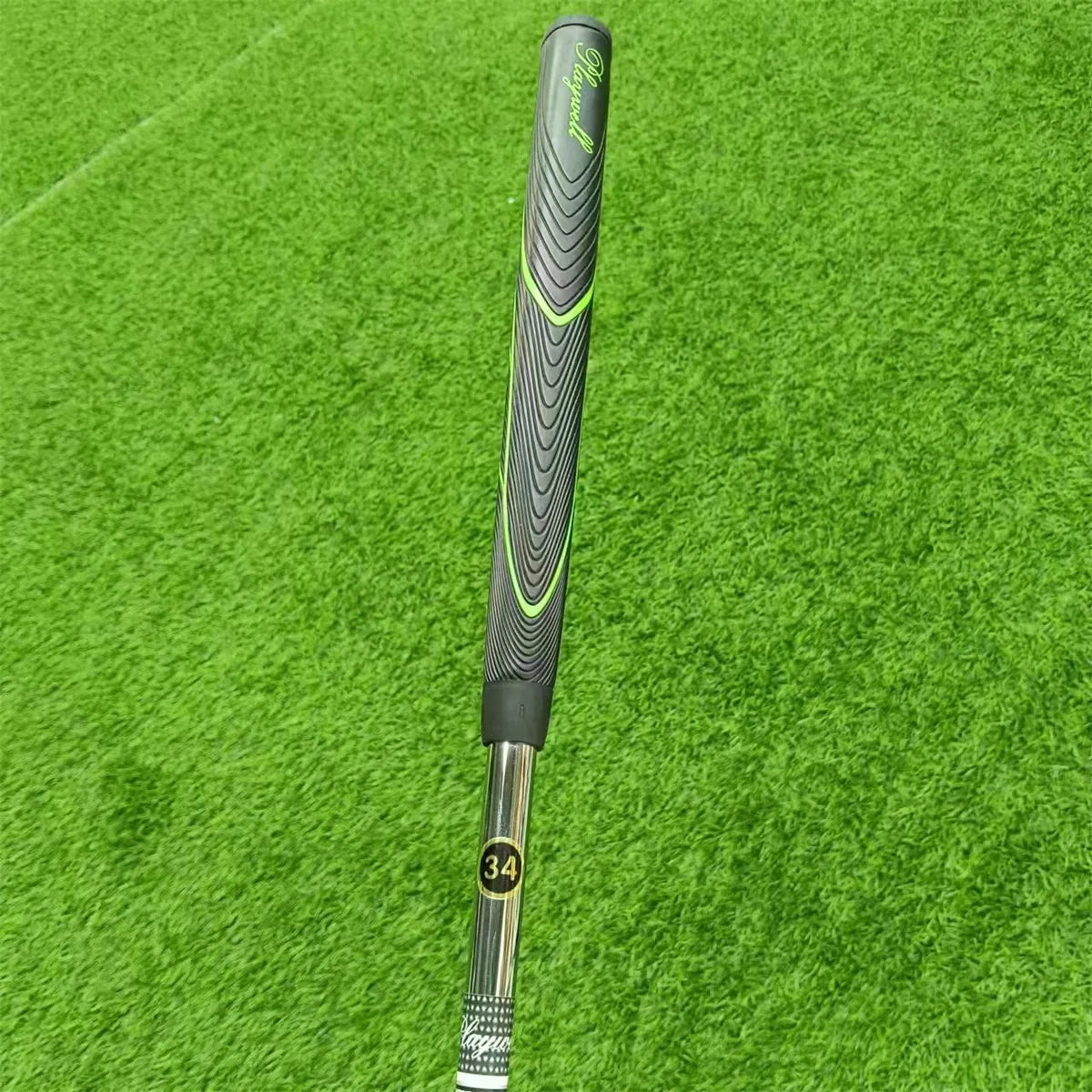 Right Handed Standing Golf Putter with Low Center of Gravity and Steel Shaft