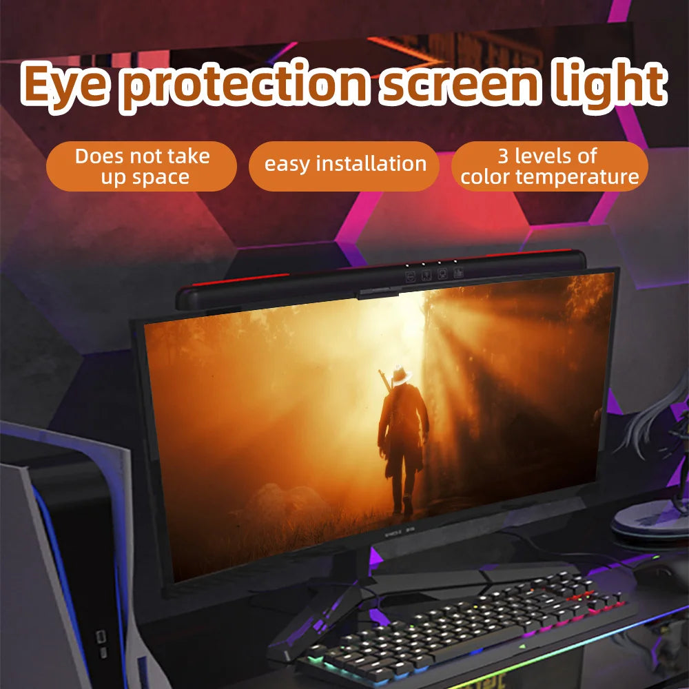 USB Stepless Dimming Screen Hanging Lights Curved Screen Monitor Light Bar RGB Background Atmosphere Desk Lamp Monitor Light Bar - Buy online at  Vibe In Cart.