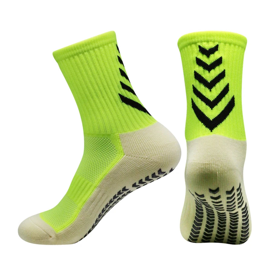 1 Pair New Men Women Soft Breathable Anti-slip Football Socks Running Soccer Basketball Badmintion Cycling Sports Grip Socks - Buy online at  Vibe In Cart.