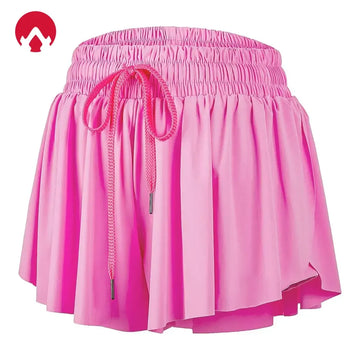 2 in 1 Jogger Flowy Athletic Shorts for Women Gym Yoga Workout Running Tennis Skirt Comfy Skort Lounge Cute Clothes Casual Wear