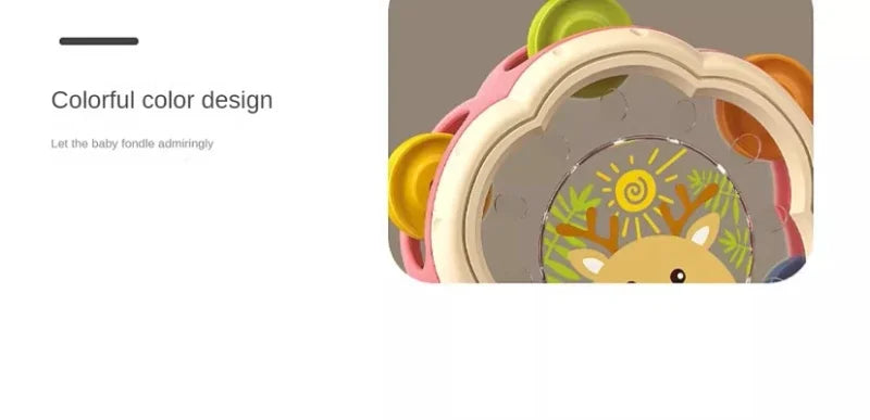 Baby Musical Instruments Drum Toys Montessori Learning Toys for Toddlers 1-3 Baby Early Hand Development Interactive Music Toys