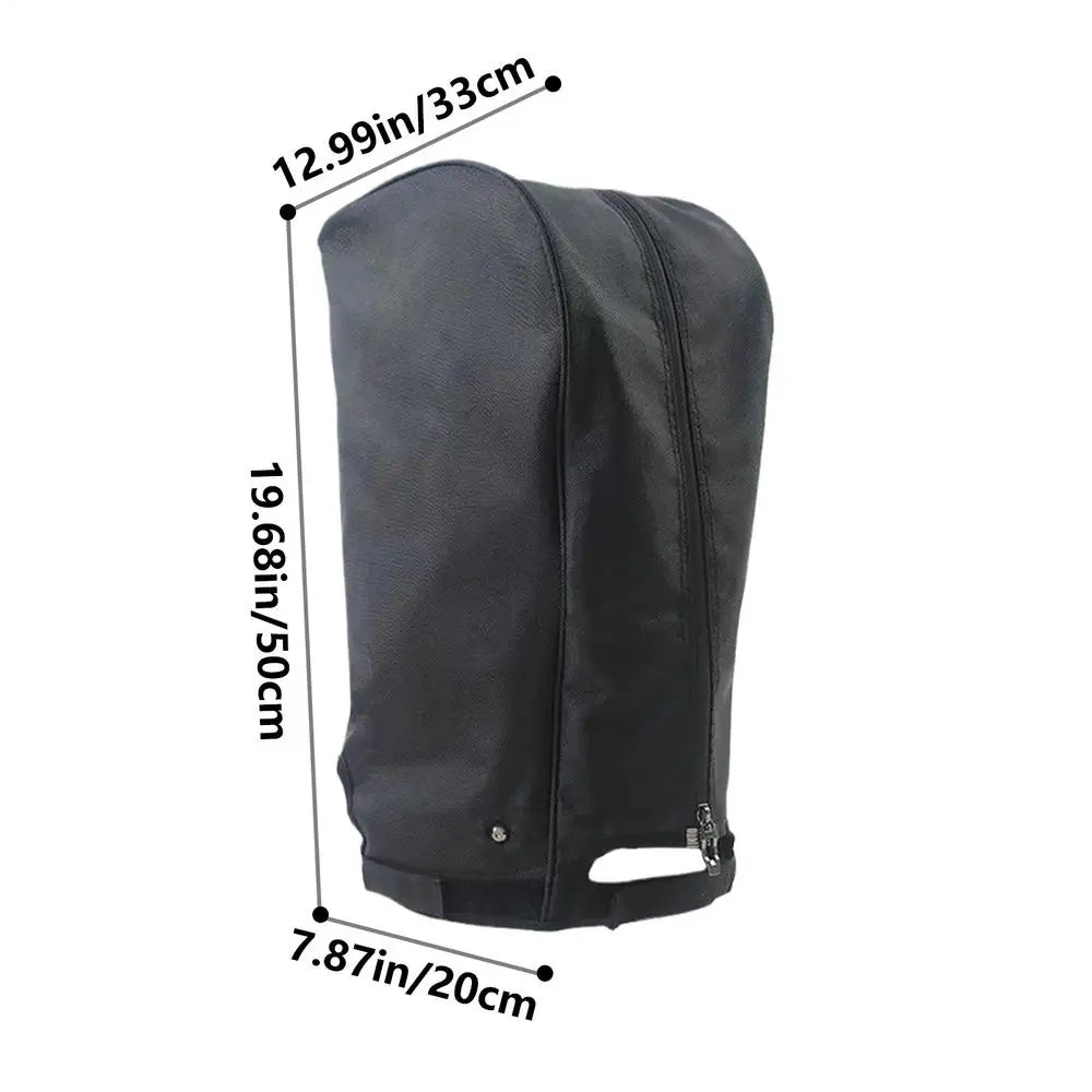 Portable Waterproof Nylon Golf Bag Rain Cover with Zipper and Buckle