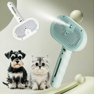 Pet Spray Hair Comb Pet Hair Remover Cleaning Brush Cats Grooming Dog Accessories Tools Dematting Water Mist Humidifier Comb - Buy online at  Vibe In Cart.