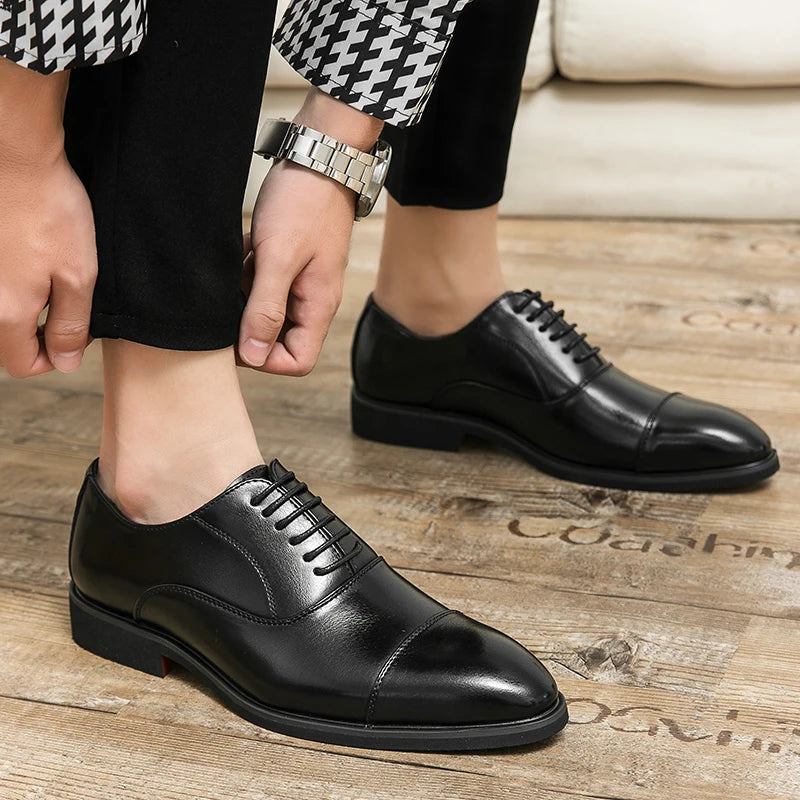Mens Formal Oxford Shoes Business Leather Dress Shoes for Wedding Size 47 48 - Buy online at  Vibe In Cart.