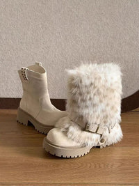 Fur Women Snow Boots Fashion Platform Shoes Warm New Casual Sport Shoes 2025 Winter Sneakers Ankle Boots Walking Mujer Botas - Buy online at  Vibe In Cart.