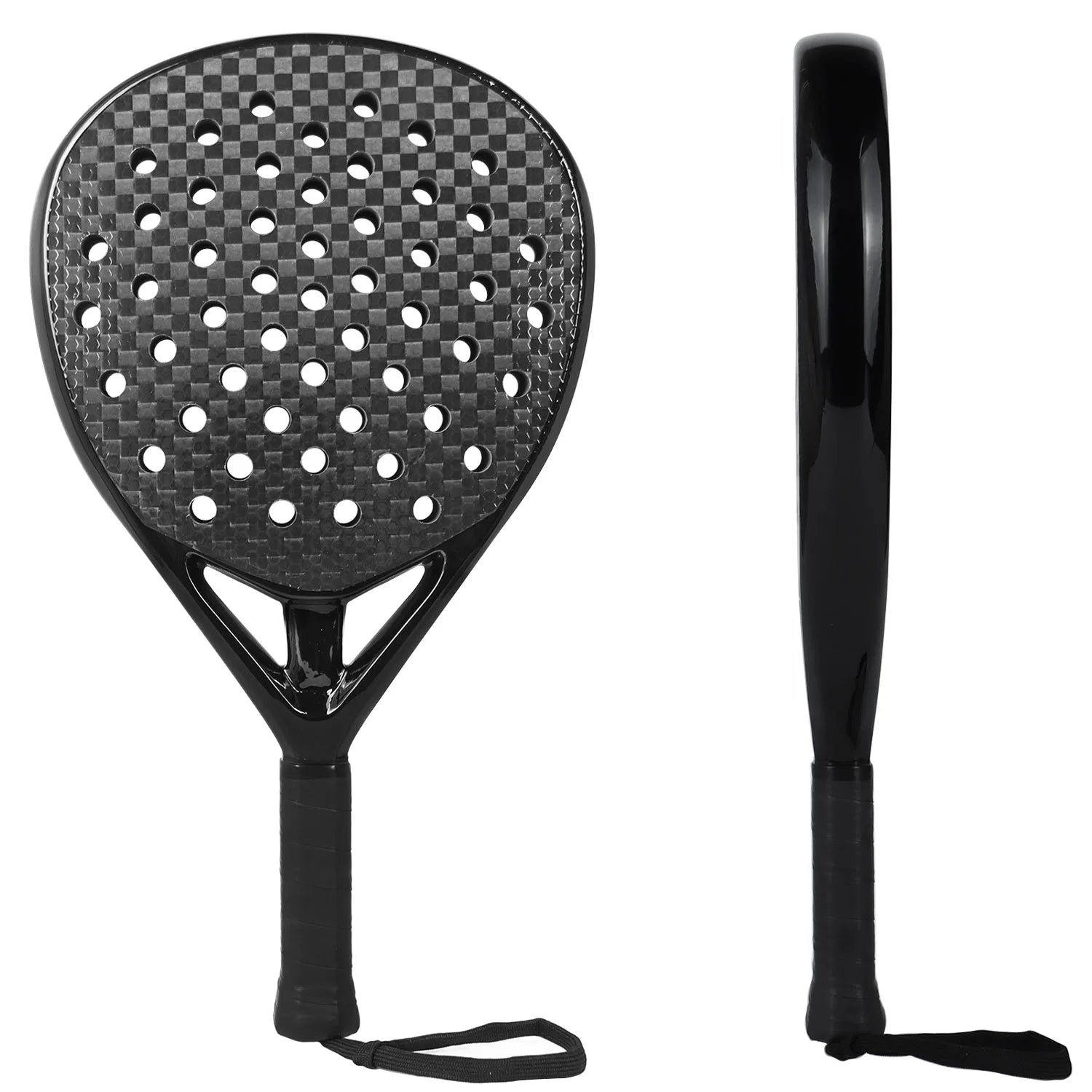 3K/12K Carbon Fiber Professional Tennis Padel Racket for Men Rough Surface with Eva Soft Memory Foam Core for Training - Buy online at  Vibe In Cart.