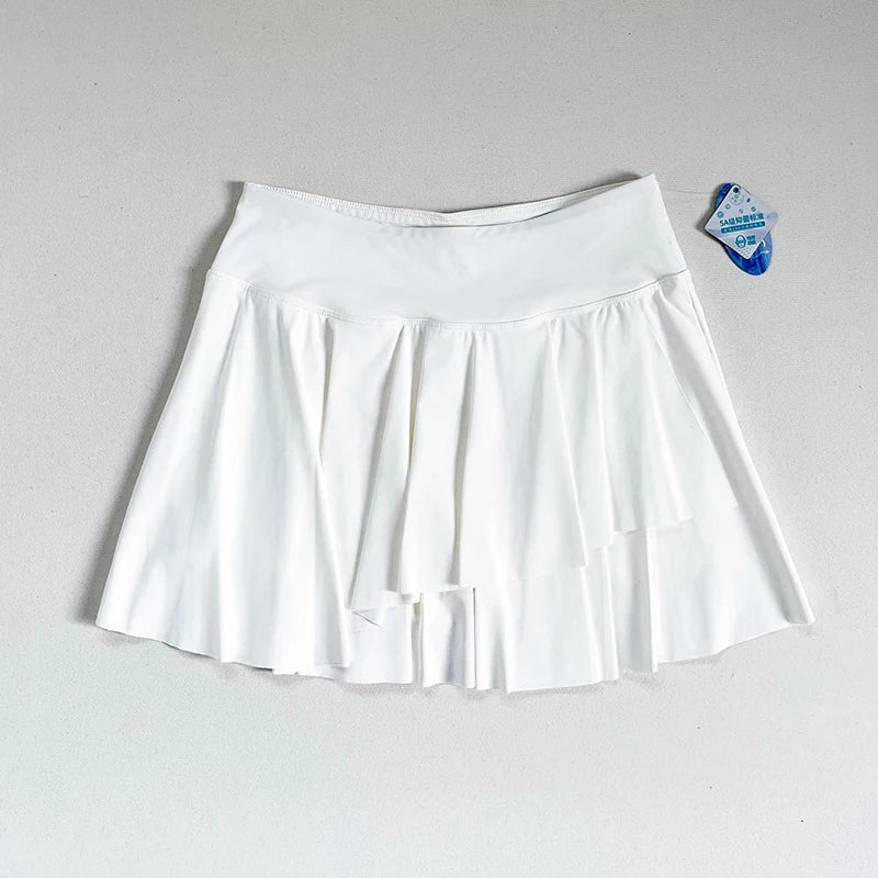 Yoga exercise lightweight, quick-drying and refreshing 2-in-1 high-waisted pleated yoga exercise fitness skirt, golf tennis skir - Buy online at  Vibe In Cart.
