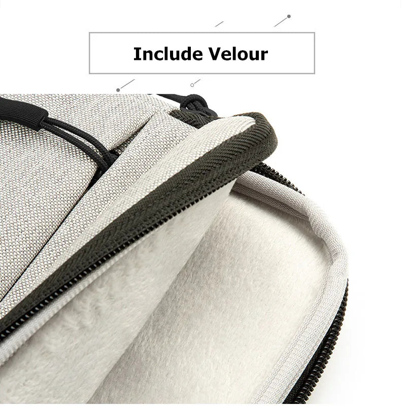 Waterproof Nylon Laptop Sleeve for 11 to 16 Inch Laptops