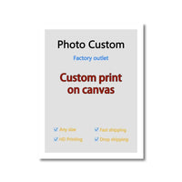 Custom Big Size Canvas HD Print Personalized Wall Art Poster