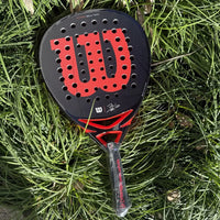 Wilson Professional Tennis Rackets Carbon Fibre Surface Diamond Shape with Eva Memory Flex Foam Core Padel Tennis Racquets - Buy online at  Vibe In Cart.