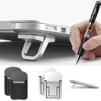 Adjustable Folding Mini Portable Laptop Stand in Black and Silver