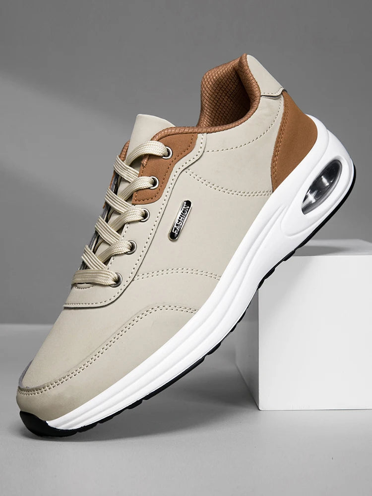 Men's Casual Sports Shoes Waterproof Walking Sports Shoes Casual Men's Leather Sports Shoes Non-slip Shoes Men's Tennis Shoes - Buy online at  Vibe In Cart.