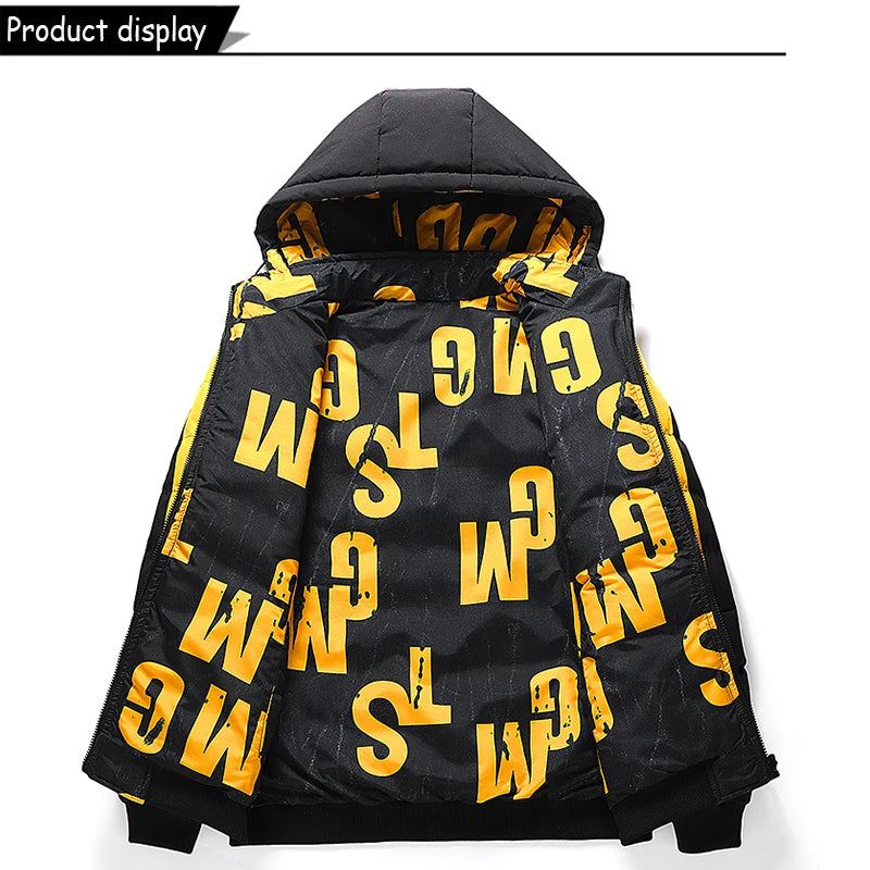 Winter Men Outdoor Windbreak Brand Removable Hooded Jacket Men Windbreak Thick Warm Casual Fashion Parka Jacket Coat Male Hots - Buy online at  Vibe In Cart.