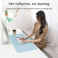 Gaming Mousepad Large White Leather Waterproof Non-Slip