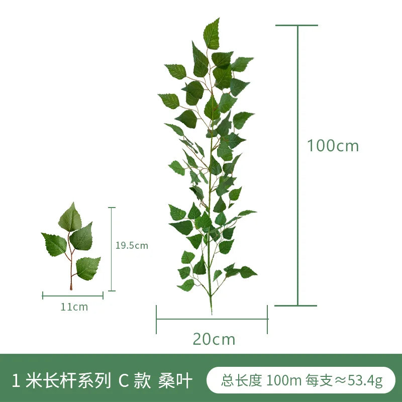 Hanging Plastic Simulation Vine Plant Pendant for Outdoor Use