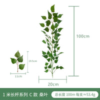 Hanging Plastic Simulation Vine Plant Pendant for Outdoor Use