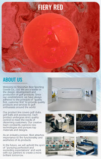 Caiton Premium Park Golf Ball – 60mm/2.36in, Fluid Art Design, Red, Blue, Green, 4-Layer Construction - Buy online at  Vibe In Cart.