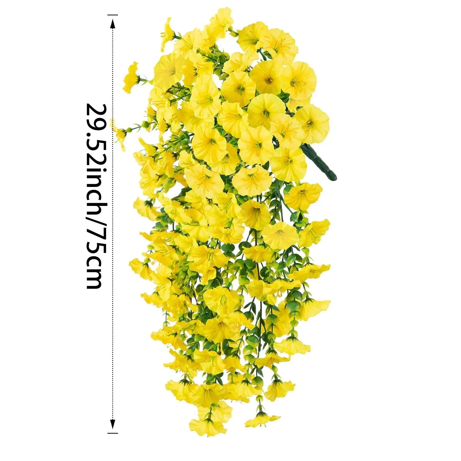 Artificial UV-Resistant Hanging Flowers and Plants for Room Decor