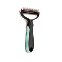 Stainless Steel Deshedding Brush for Dog Grooming and Hair Removal