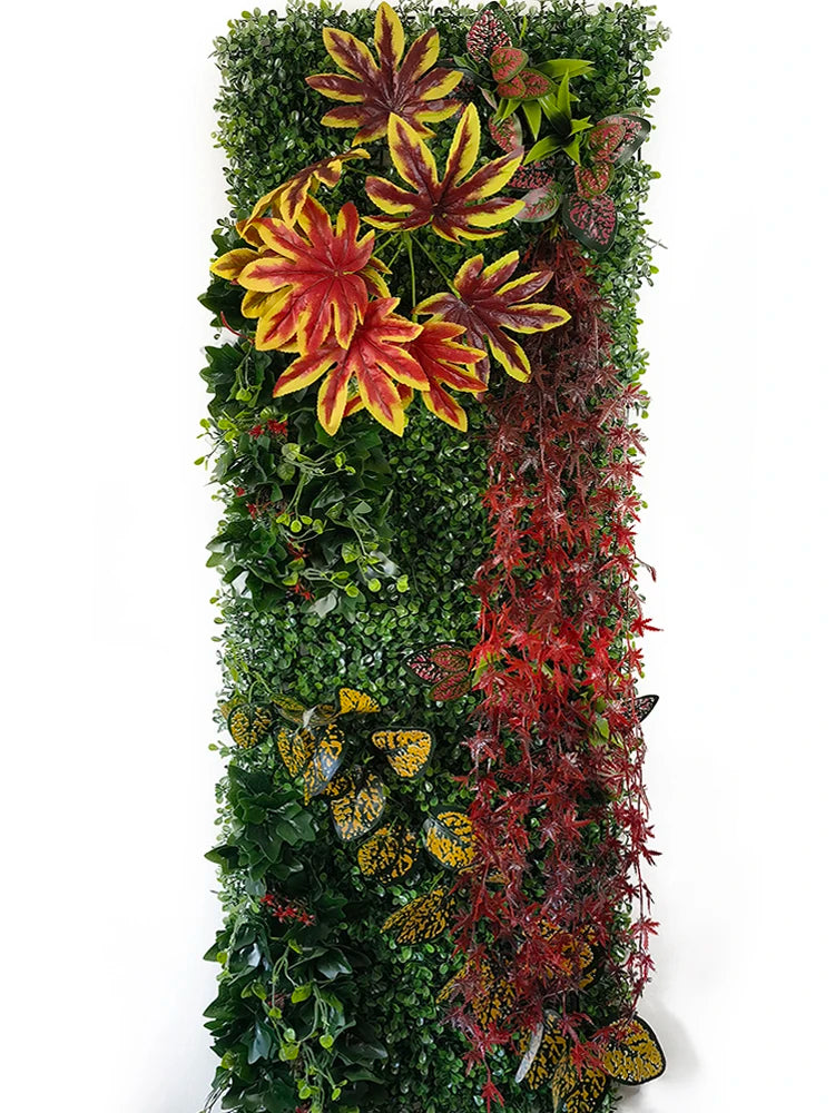 Artificial Chlorophytum Grass Wall Decoration 40x120cm Plastic