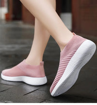 Women's Breathable Elastic Lightweight Slip-On Flats for Casual