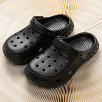 Women and Men's Hole Shoes Summer Non-Slip Outdoor Sandals Closed Toe Shit Feeling Beach Slippers Thick Bottom Soft Bottom - Buy online at  Vibe In Cart.