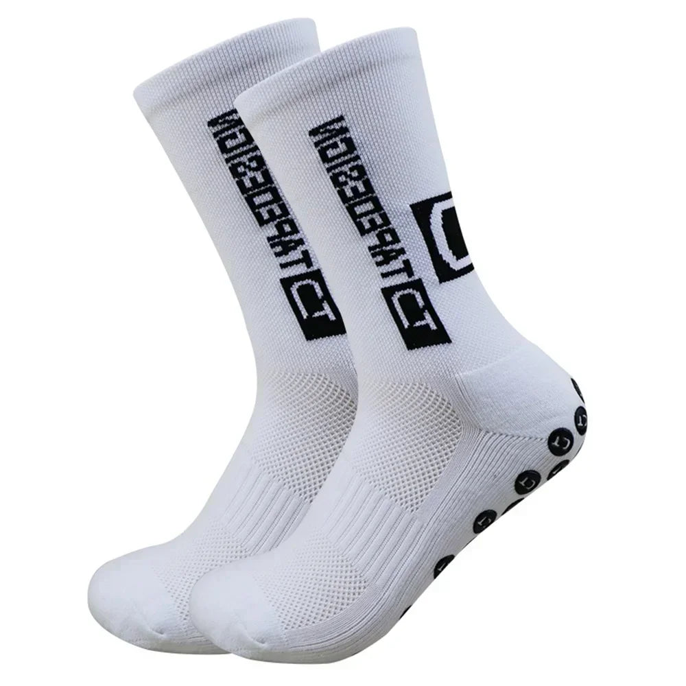 Unisex Non-Slip Knee-High Football Socks Nylon One Size
