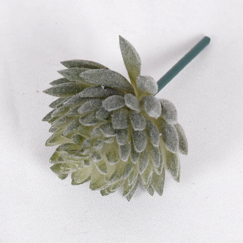 Artificial Succulent Plant Green PVC One Piece Desktop Ornament