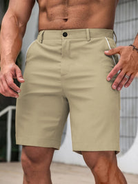 Summer Men's  Casual  Shorts Comfortable Golf  Knee Pants  Lightweight Stretch Casual Hiking Pants Summer Business Streetwear