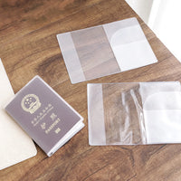 Passport Protective Cover Transparent Frosted PVC Waterproof 1-4 Pack