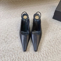 2026Women's Springand SummerPointed StilettoHigh HeelsBaotouCommutingSandals FrenchStyle VersatileRear StrapFashion BanquetShoes - Buy online at  Vibe In Cart.