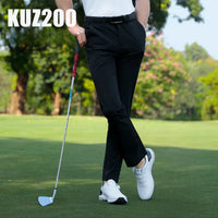 Men's Full Length Spring Summer Golf Pants in Nylon and Elastane