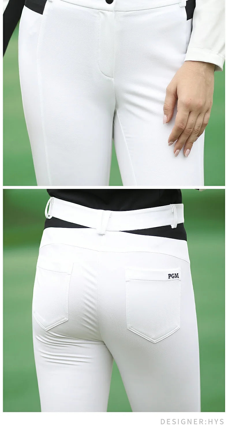 PGM Autumn Winter Ladies Golf Pants Women Warm Fleece Slim Sport Trousers Windproof Elastic Tennis Pants Golf Apparel XS-XL - Buy online at  Vibe In Cart.