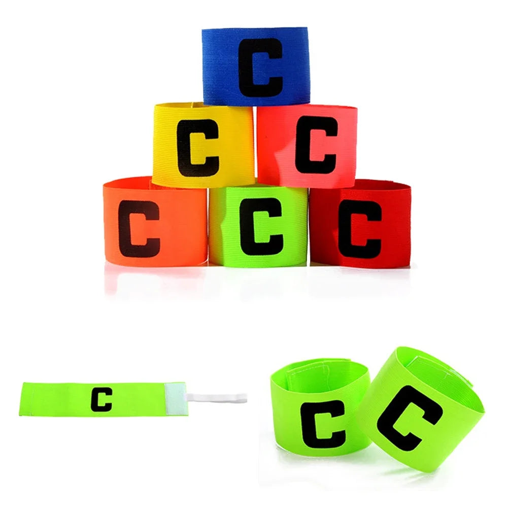 Football Captain Armband Non-Slip Adjustable Bright Colors