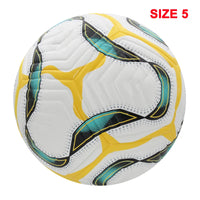Soccer Balls, Size 5 and Size 4, PU Material, Seamless Design