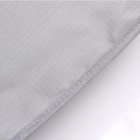 6-Piece Polyester Travel Packing Cubes Set in Black and Dark Blue with Shoe Pouch