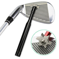1 Set Golf Groove Sharpener Tool Cleaning Brush and Key Chain Kit